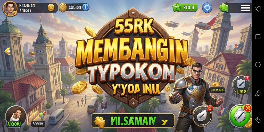 Tampilan gameplay <strong>55RK</strong> yang menarik dan dinamis.