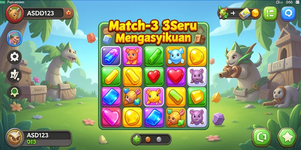 Tampilan gameplay <strong>ASD123</strong> yang penuh warna dan menantang.