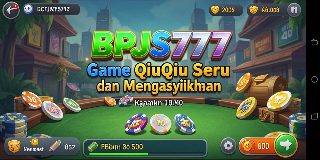 Tampilan gameplay QiuQiu yang seru di BPJS777.