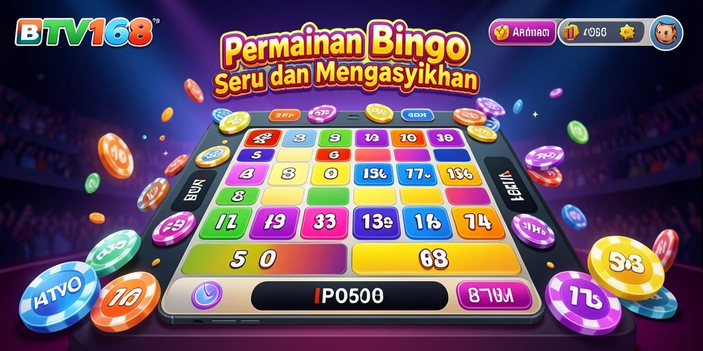 Tampilan menarik dari gameplay Bingo BTV168 yang mengasyikkan.
