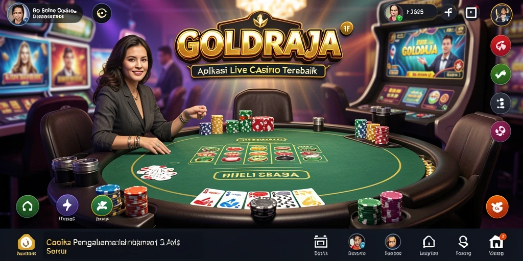 Tampilan gameplay Live Casino yang seru dan interaktif.