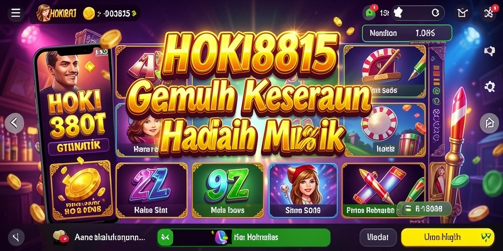 Gameplay seru HOKI8815 dengan berbagai tema slot yang menghibur.