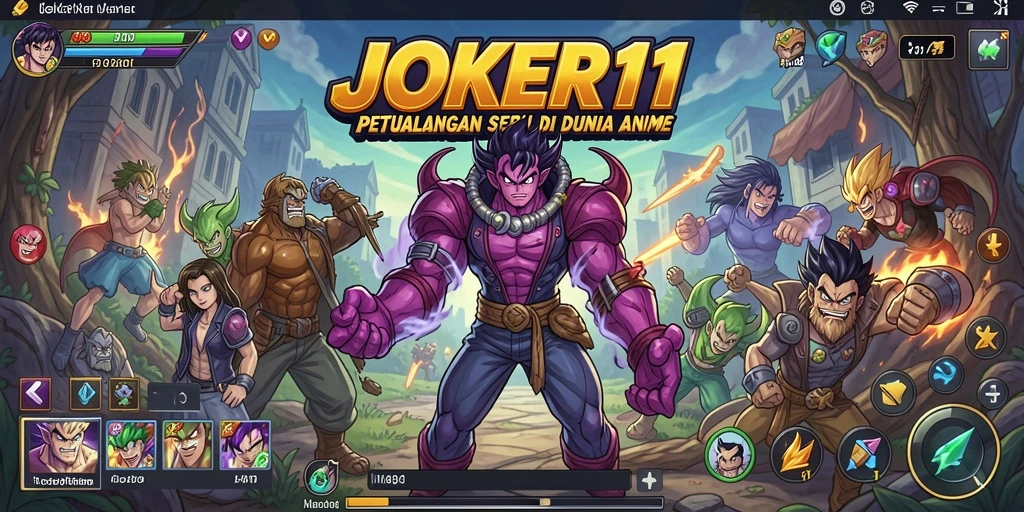 Gameplay JOKER11 yang penuh warna dan aksi seru.