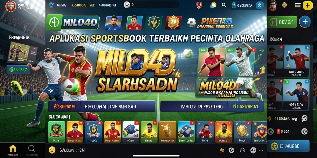 Tampilan nyaman dari fitur taruhan olahraga dalam MILO4D.