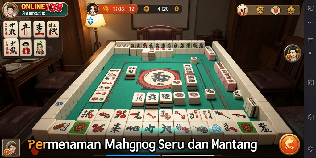 Gameplay seru dengan desain ubin Mahjong yang menarik.