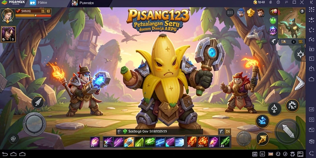 Tampilan menarik dari gameplay PISANG123 yang penuh aksi.