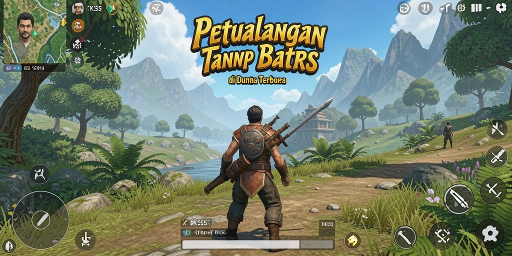 Tampak menarik dari gameplay RK55 yang menawarkan dunia terbuka.