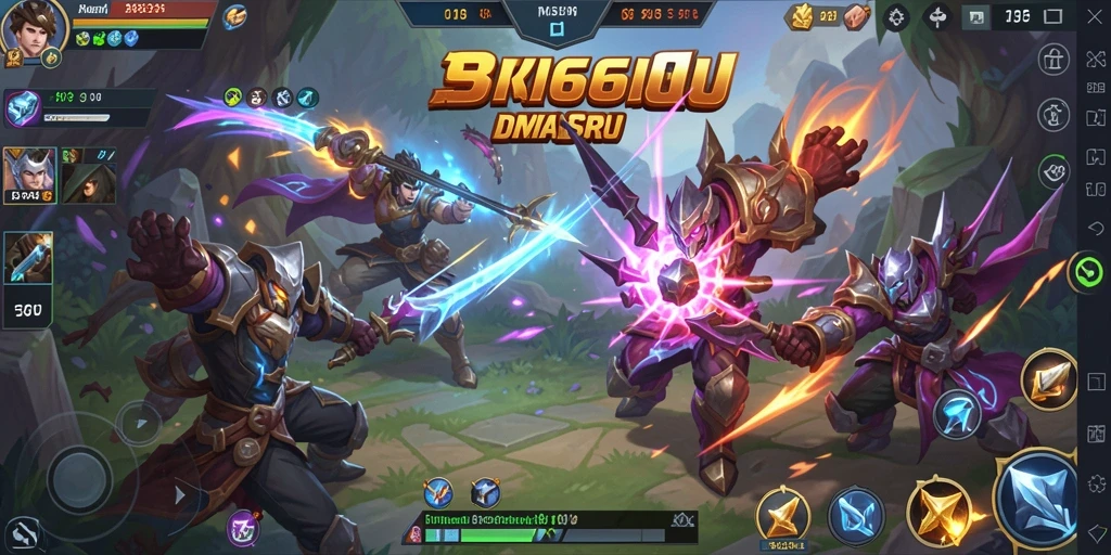Gameplay seru dan intens di <strong>SR6666</strong>, penuh aksi MOBA.