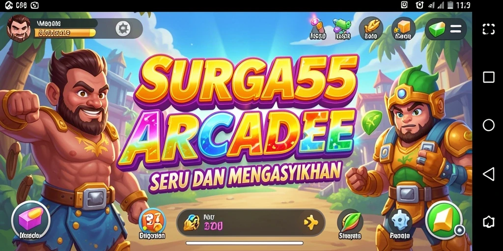 Tangkapan layar SURGA55 menunjukkan gameplay seru dan grafis yang menarik.