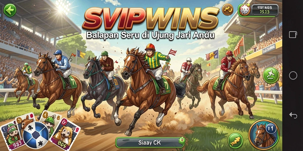 Tampilan gameplay Racing yang mendebarkan di SVIPWINS.