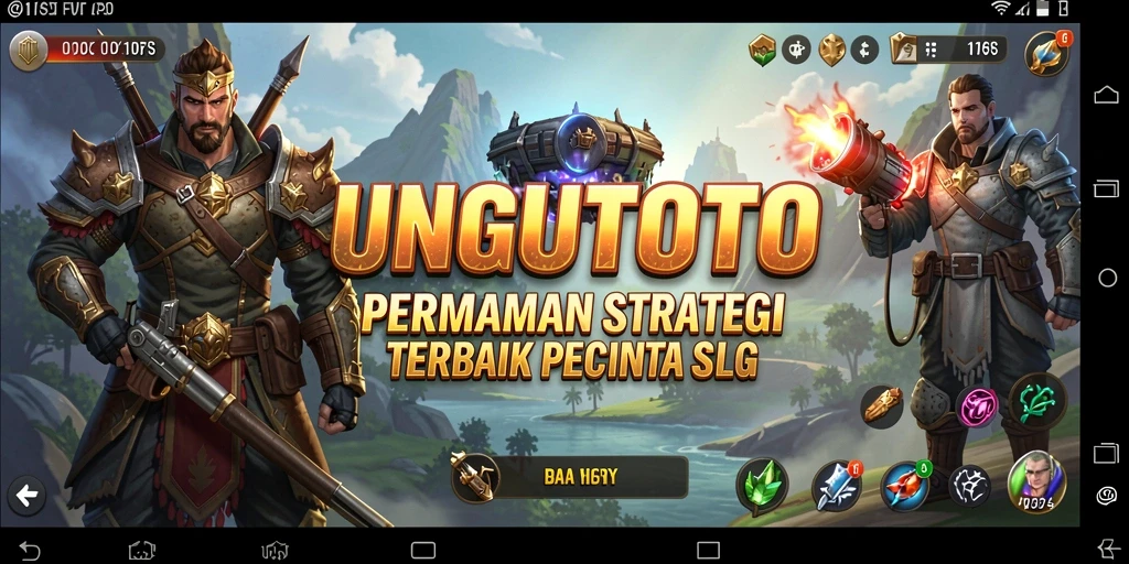 Tampilan gameplay SLG yang menarik dan penuh strategi di UNGUTOTO.
