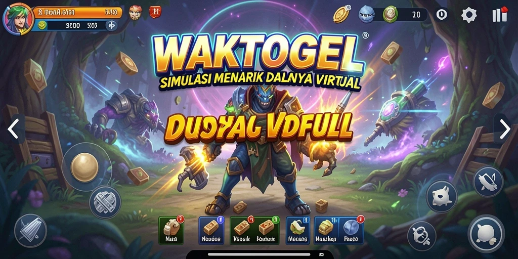 Tampilan gameplay seru di dunia virtual WAKTOGEL.