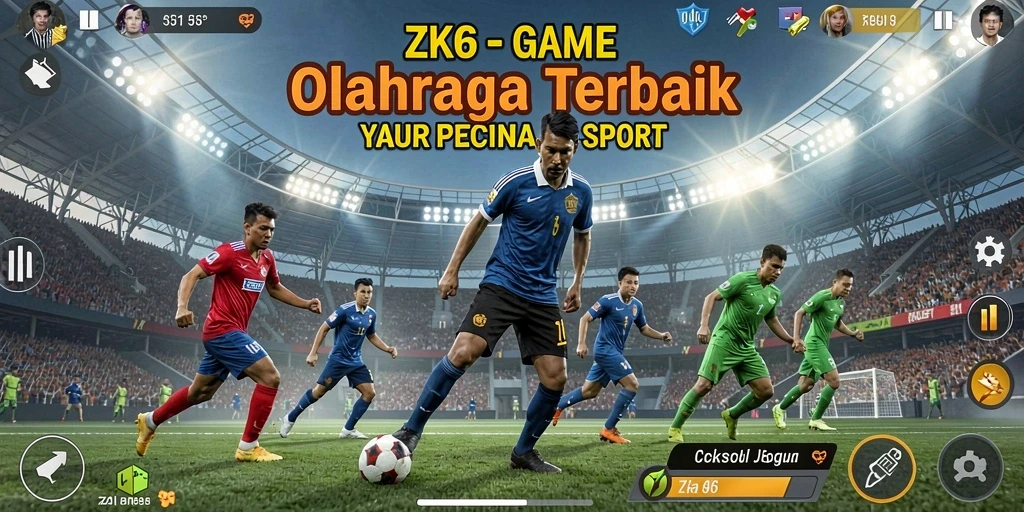 Tampilan gameplay ZK6 dengan aksi olahraga yang mendebarkan.